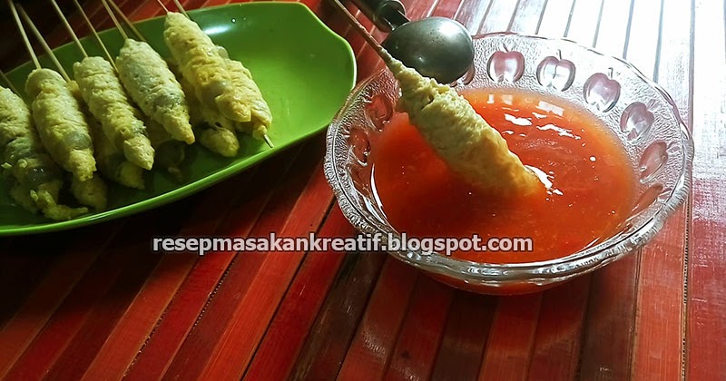 Resep Cilor Cilok Telur Gulung Saus Sambal Jajanan Pasar dan Anak Sekolah