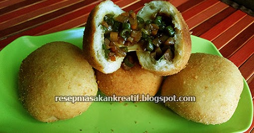 Resep Roti Goreng Enak Empuk Isi Sayuran